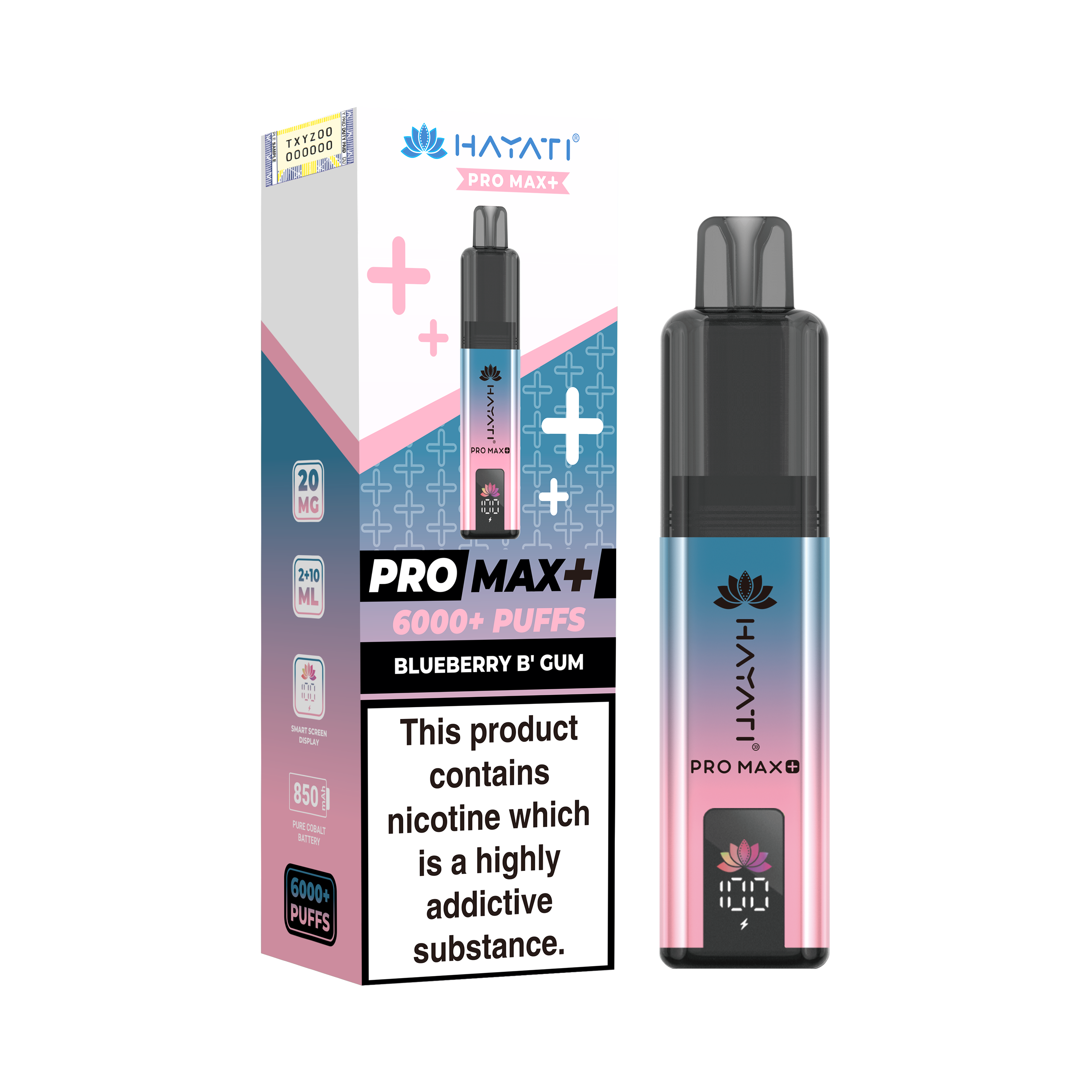 Hayati Pro Max+ 6K Prefilled Pod Kit 20mg | UK Duty Stamped