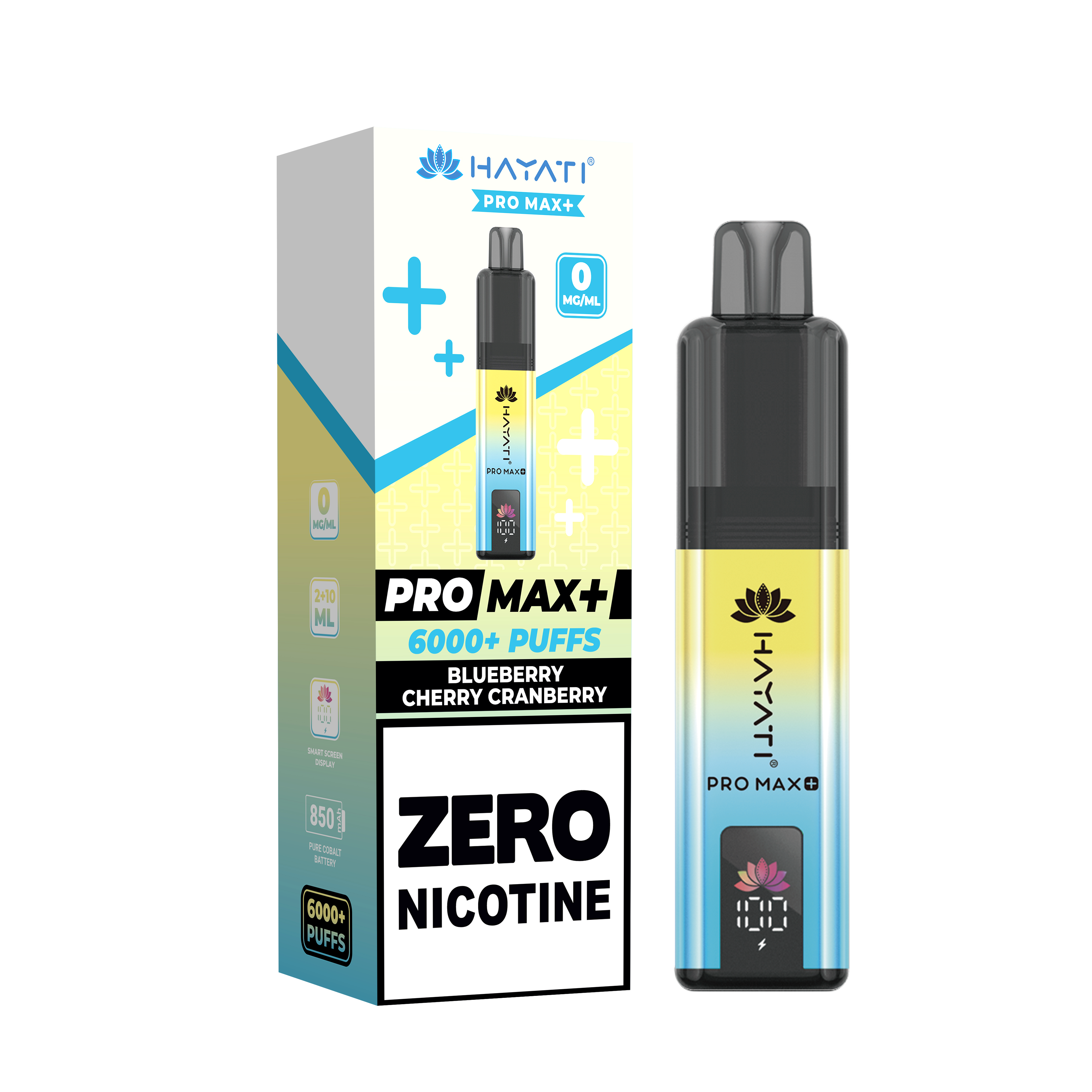 Hayati® Pro Max 6000 Plus Vape Kit ZERO (0mg)