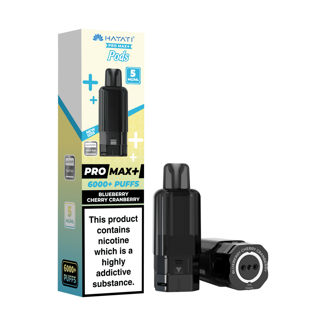 Hayati® Pro Max+ 6000+ Pods (5mg)