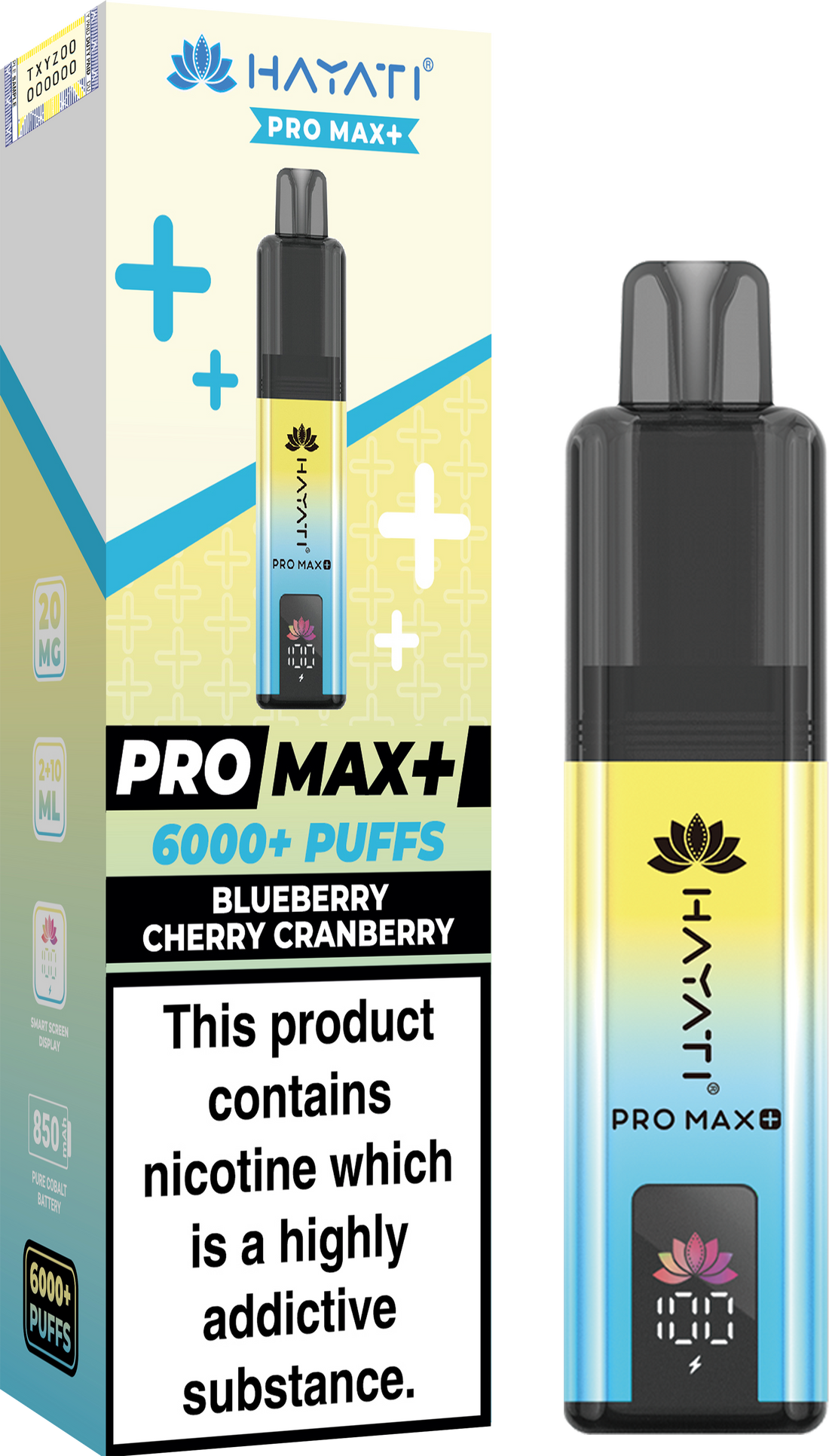 Hayati Pro Max+ 6K Prefilled Pod Kit 20mg | UK Duty Stamped