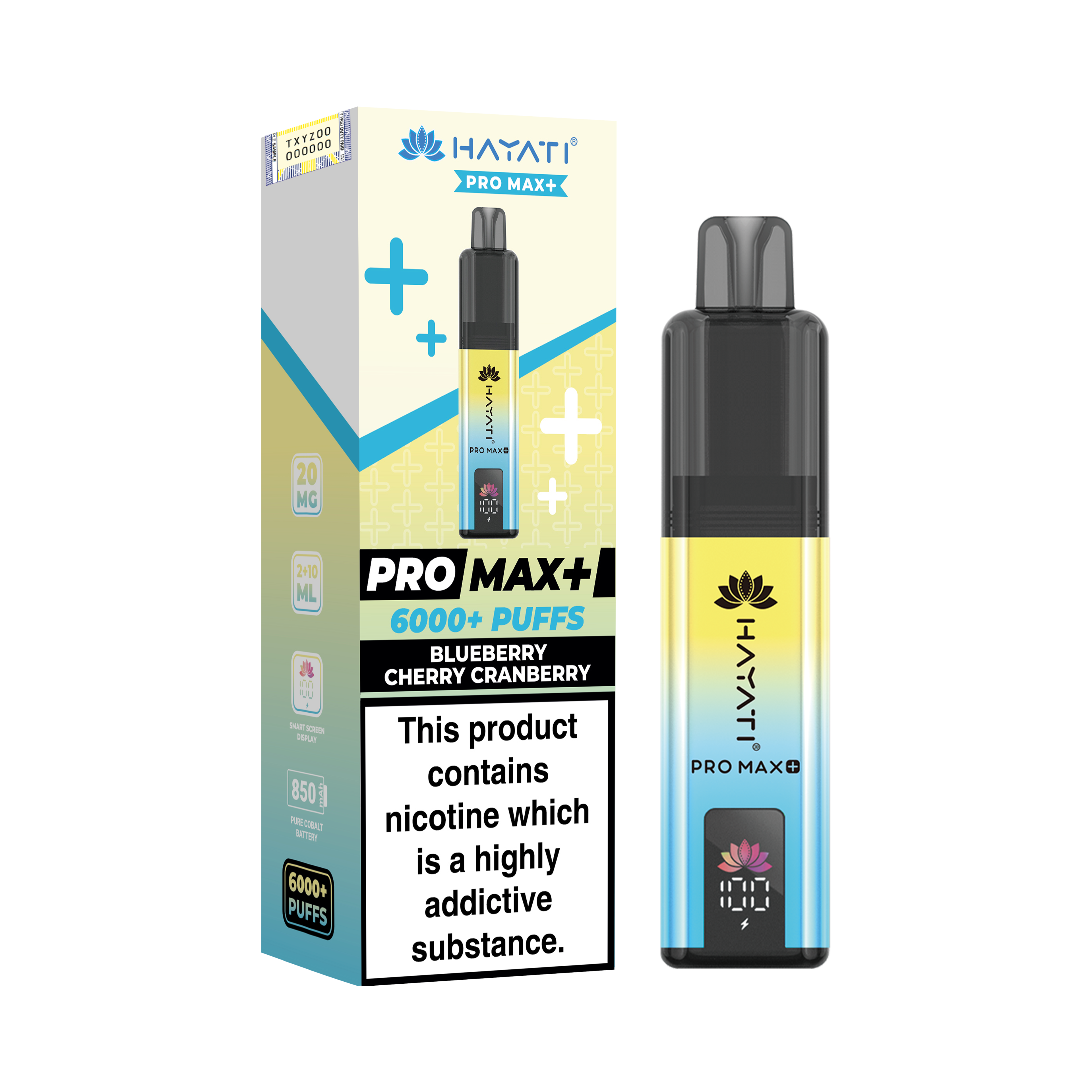 Hayati Pro Max+ 6K Prefilled Pod Kit 20mg | UK Duty Stamped