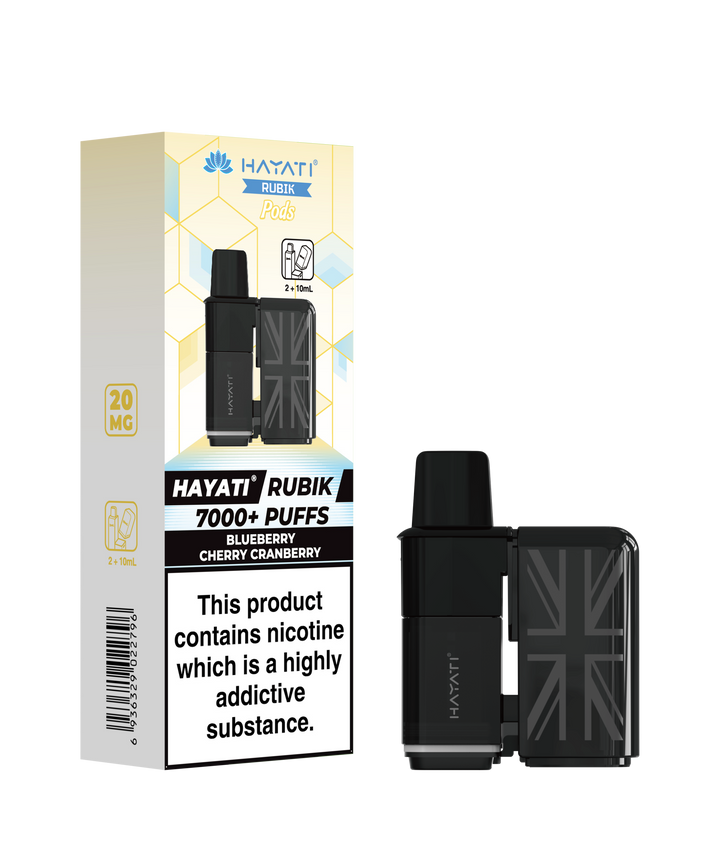 Hayati® Rubik Refillable Pods (20mg)
