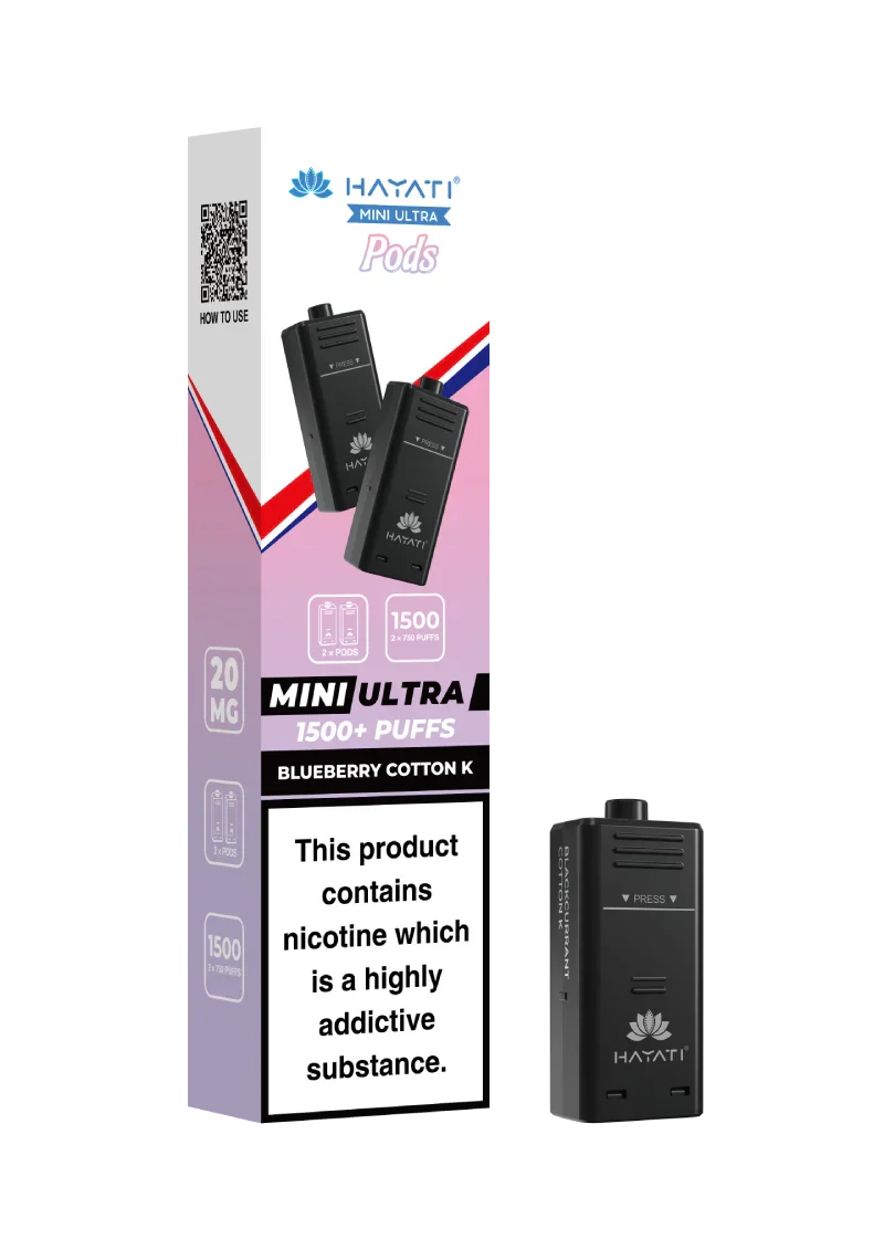 Hayati® Mini Ultra 1500+ Prefilled Pods (20mg)