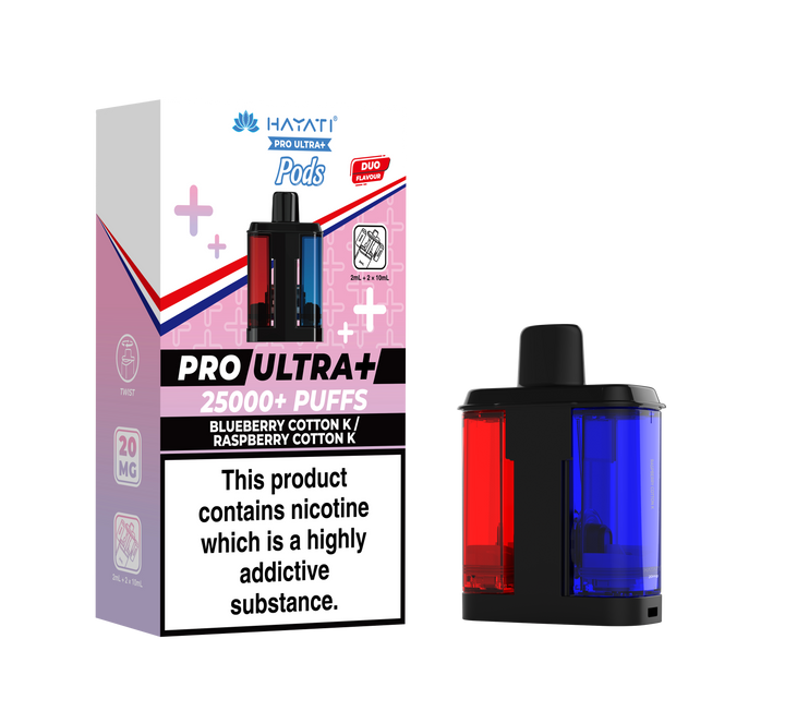 Hayati® Pro Ultra+ 25K Prefilled Pods (20mg)