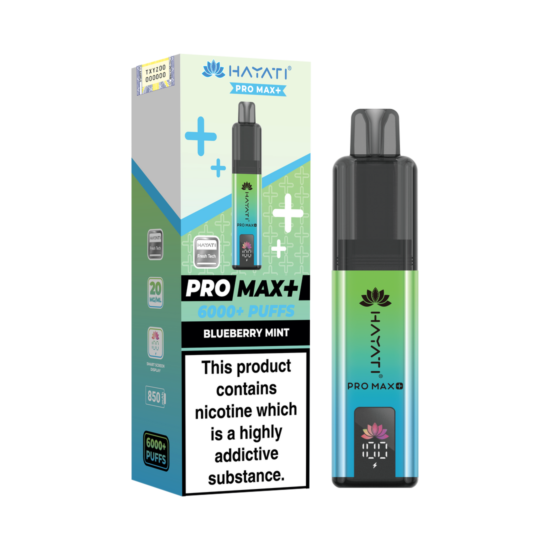 Hayati Pro Max+ 6K Prefilled Pod Kit 20mg | UK Duty Stamped