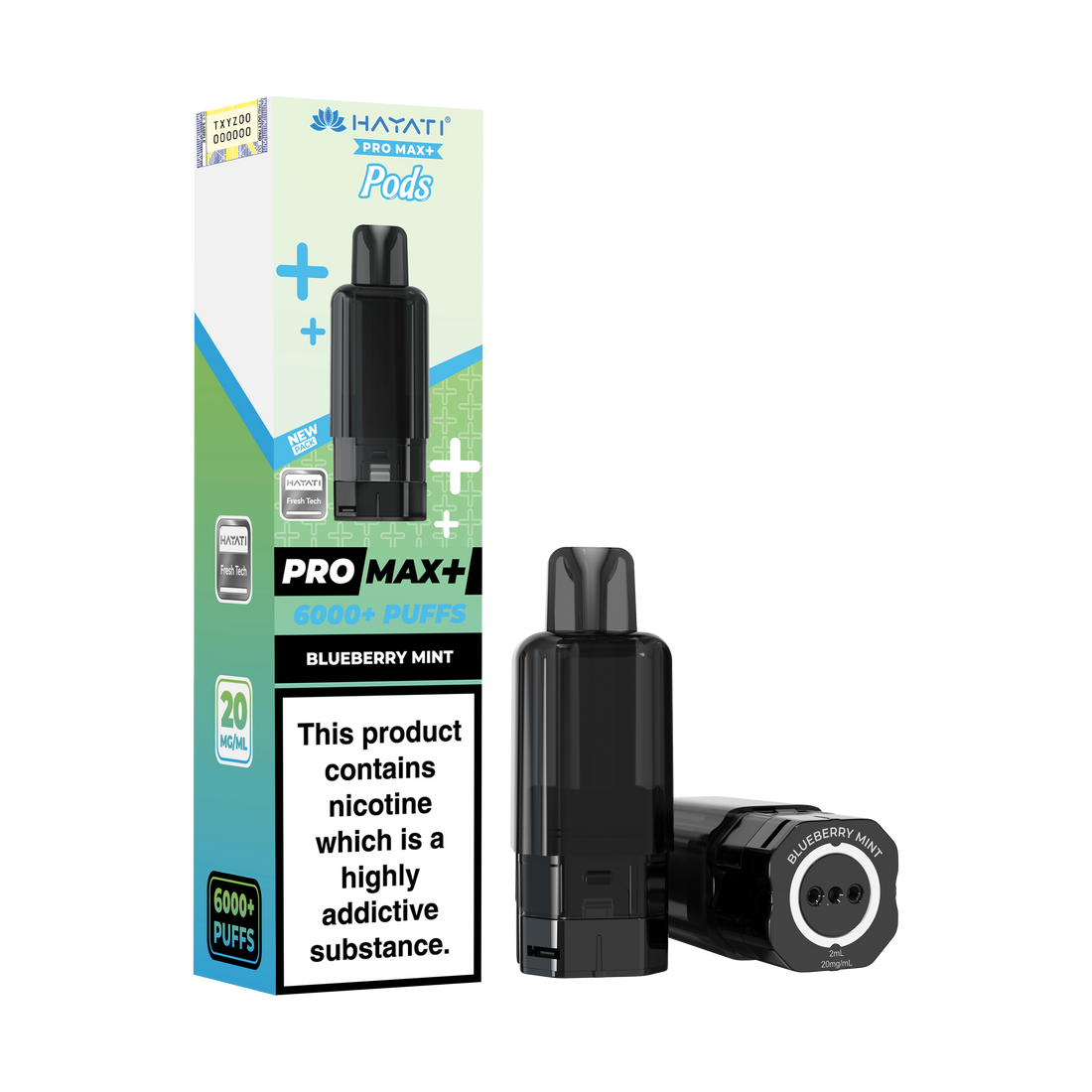 Hayati Pro Max+ 6K Prefilled Pods 20mg | UK Duty Stamped