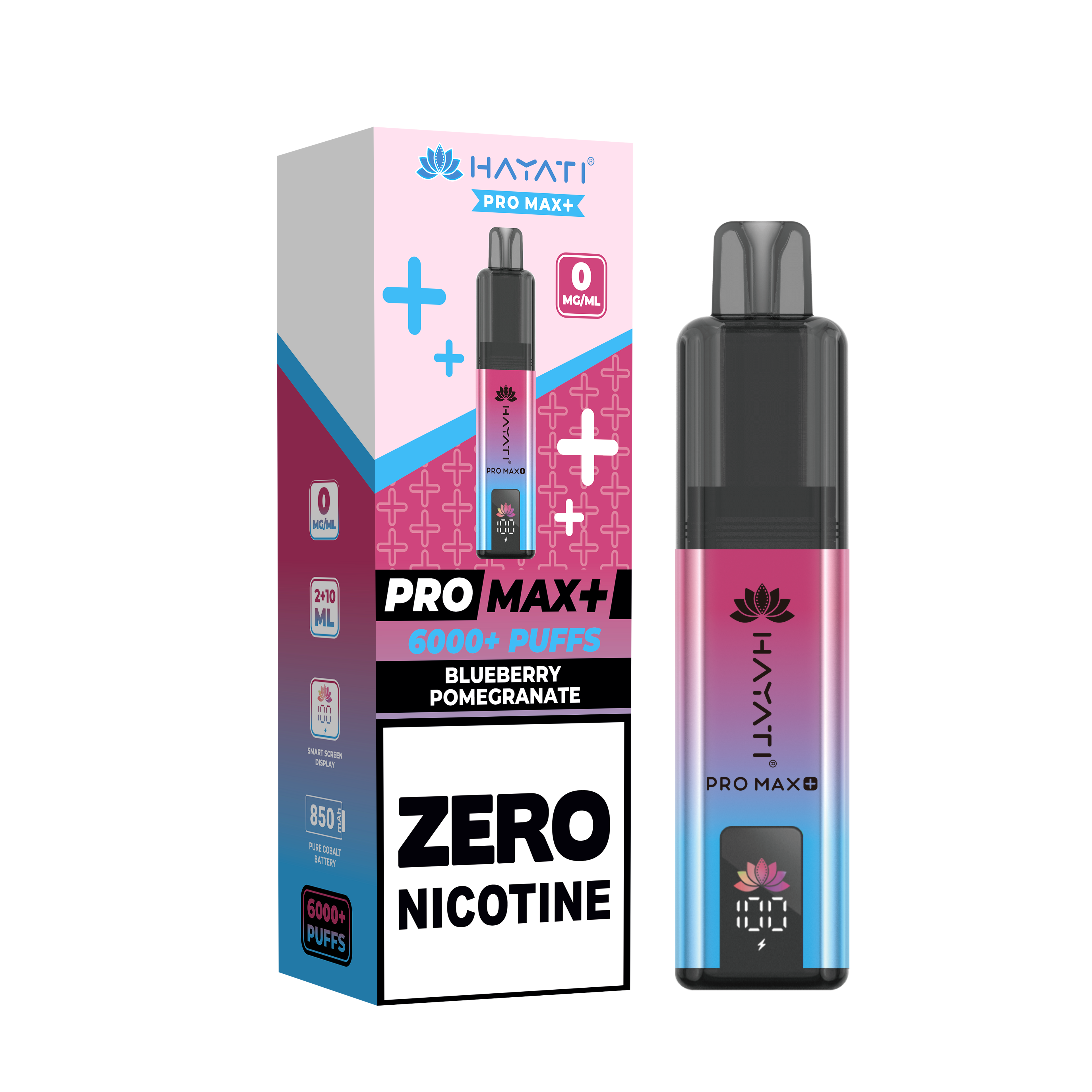 Hayati® Pro Max 6000 Plus Vape Kit ZERO (0mg)