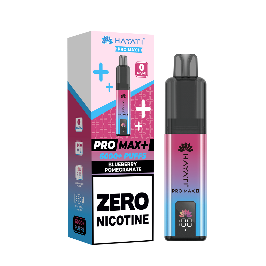 Hayati® Pro Max 6000 Plus Vape Kit ZERO (0mg)
