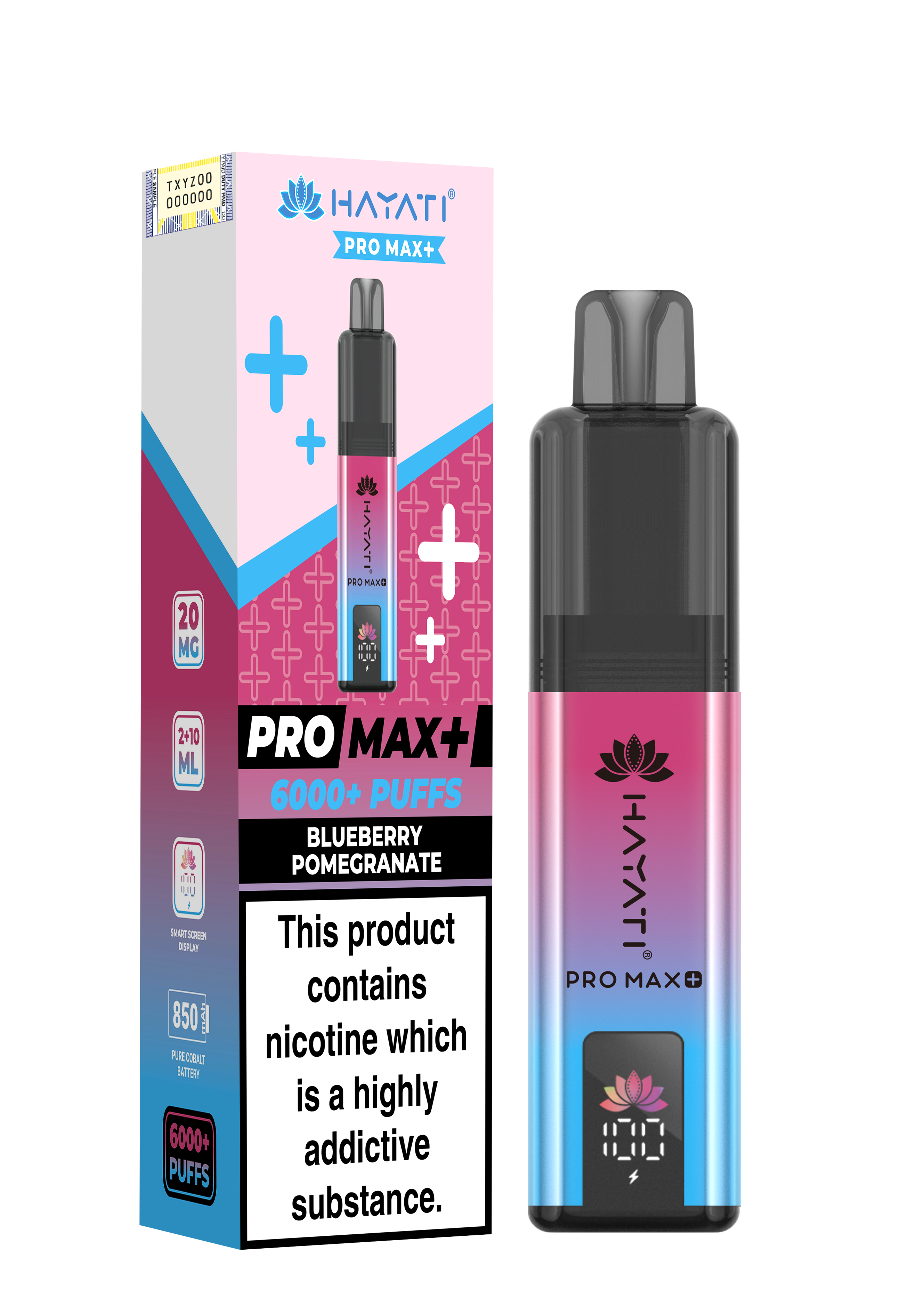 Hayati Pro Max+ 6K Prefilled Pod Kit 20mg | UK Duty Stamped