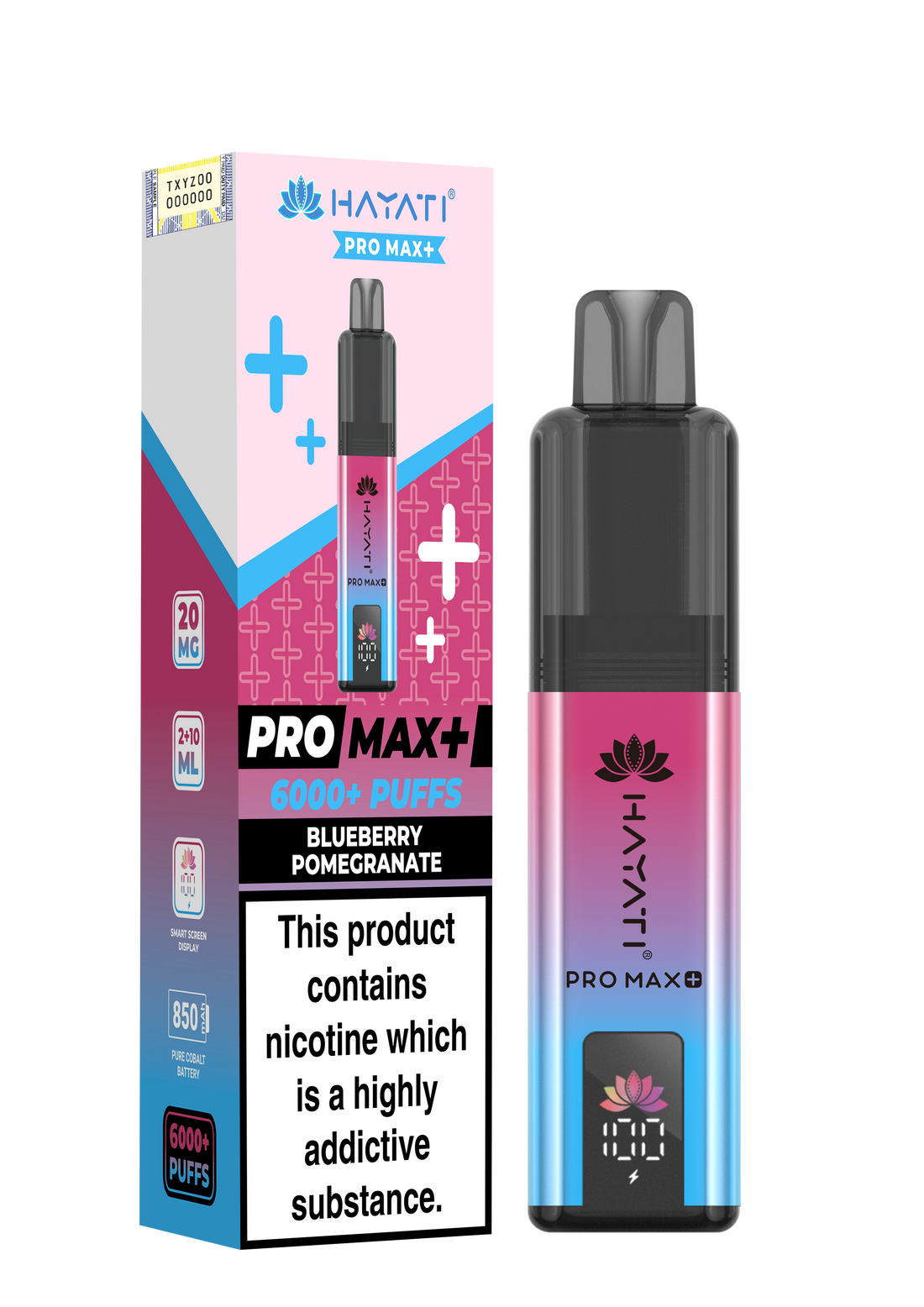 Hayati Pro Max+ 6K Prefilled Pod Kit 20mg | UK Duty Stamped