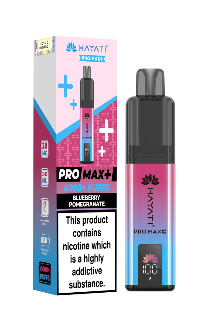 Hayati Pro Max+ 6K Prefilled Pod Kit 20mg | UK Duty Stamped