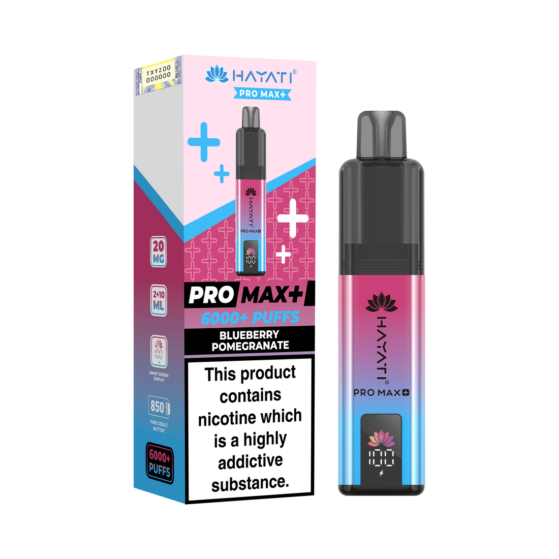 Hayati Pro Max+ 6K Prefilled Pod Kit 20mg | UK Duty Stamped