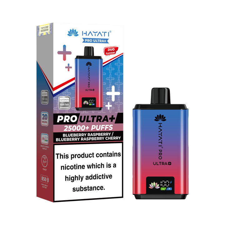 Hayati Pro Ultra+ 25K Prefilled Pod Kit 20mg | UK Duty Stamped