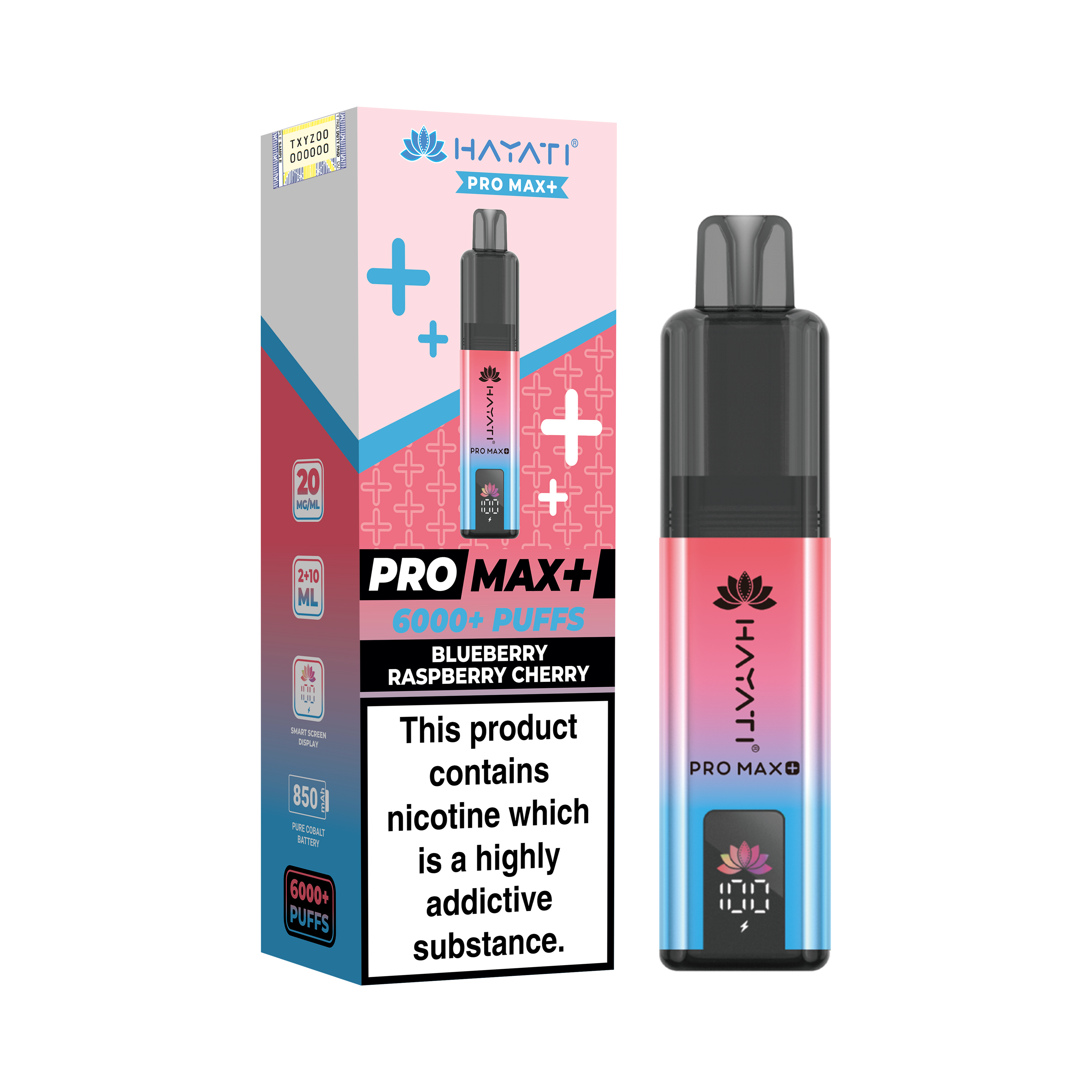 Hayati Pro Max+ 6K Prefilled Pod Kit 20mg | UK Duty Stamped