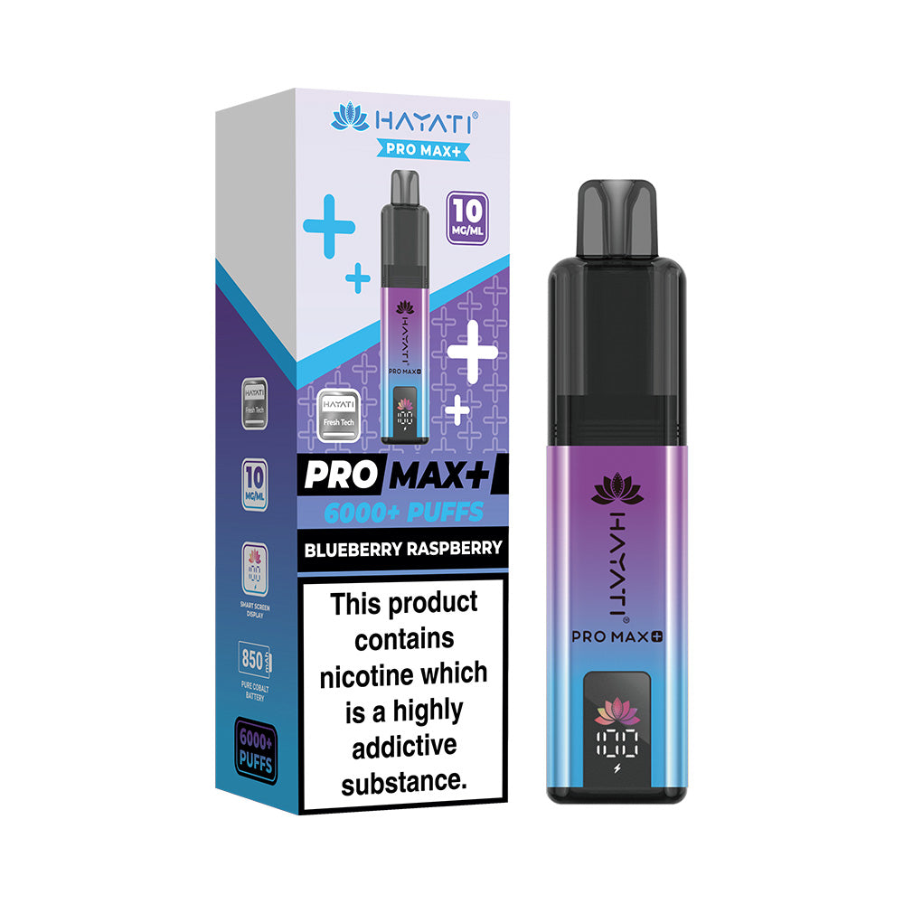 Hayati® Pro Max+ 6000+ (10mg) Vape Kit