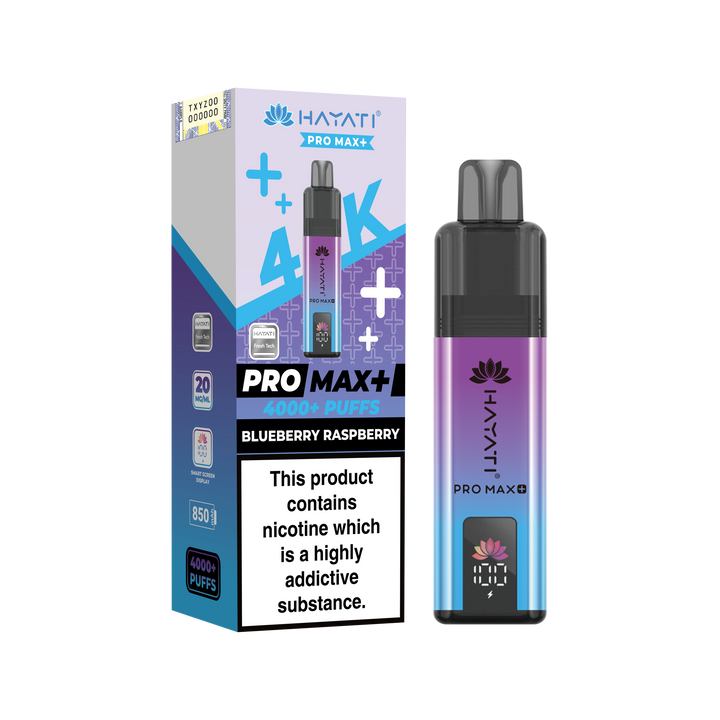 Hayati Pro Max+ 4K Prefilled Pod Kit 20mg | UK Duty Stamped