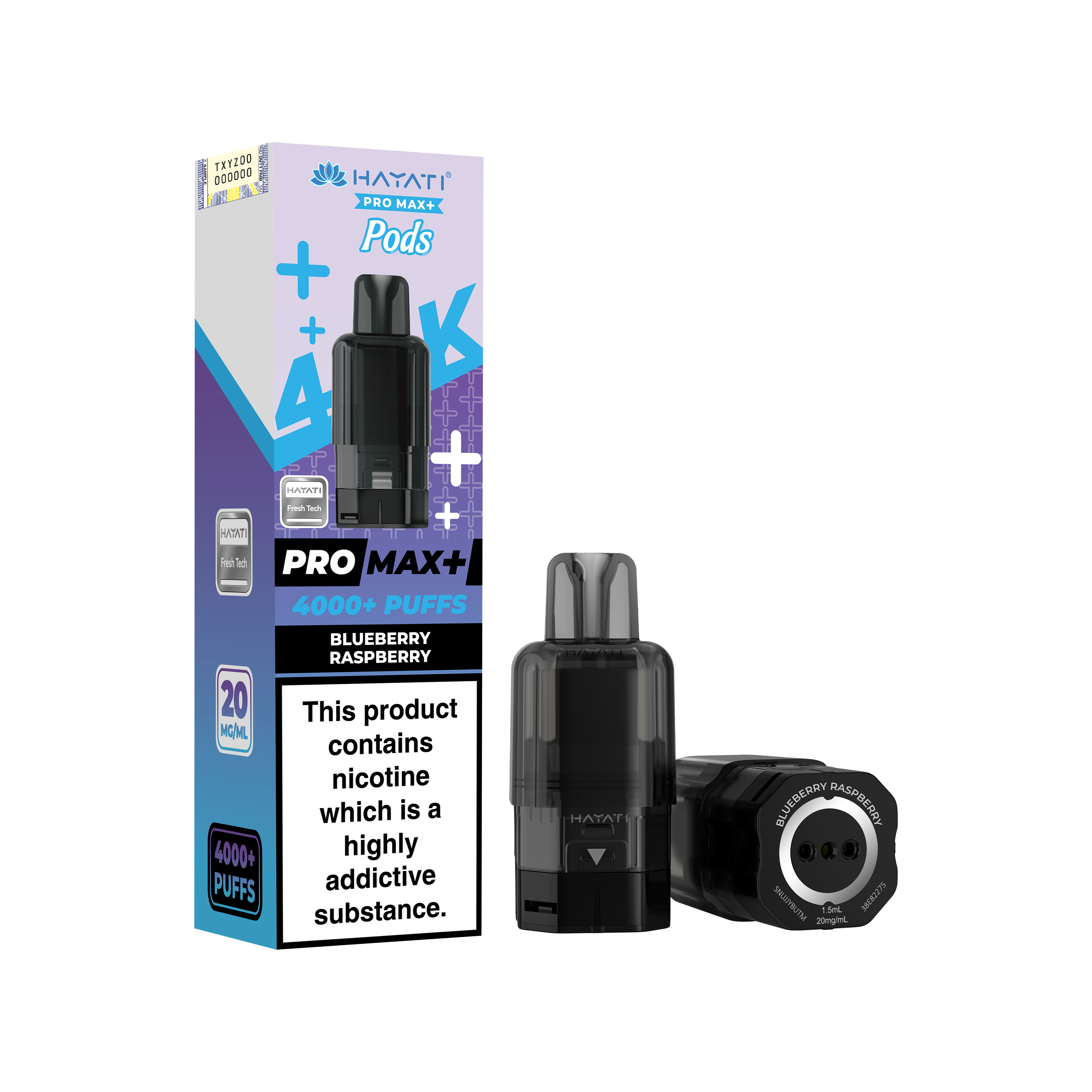 Hayati Pro Max+ 4K Prefilled Pods 20mg | UK Duty Stamped