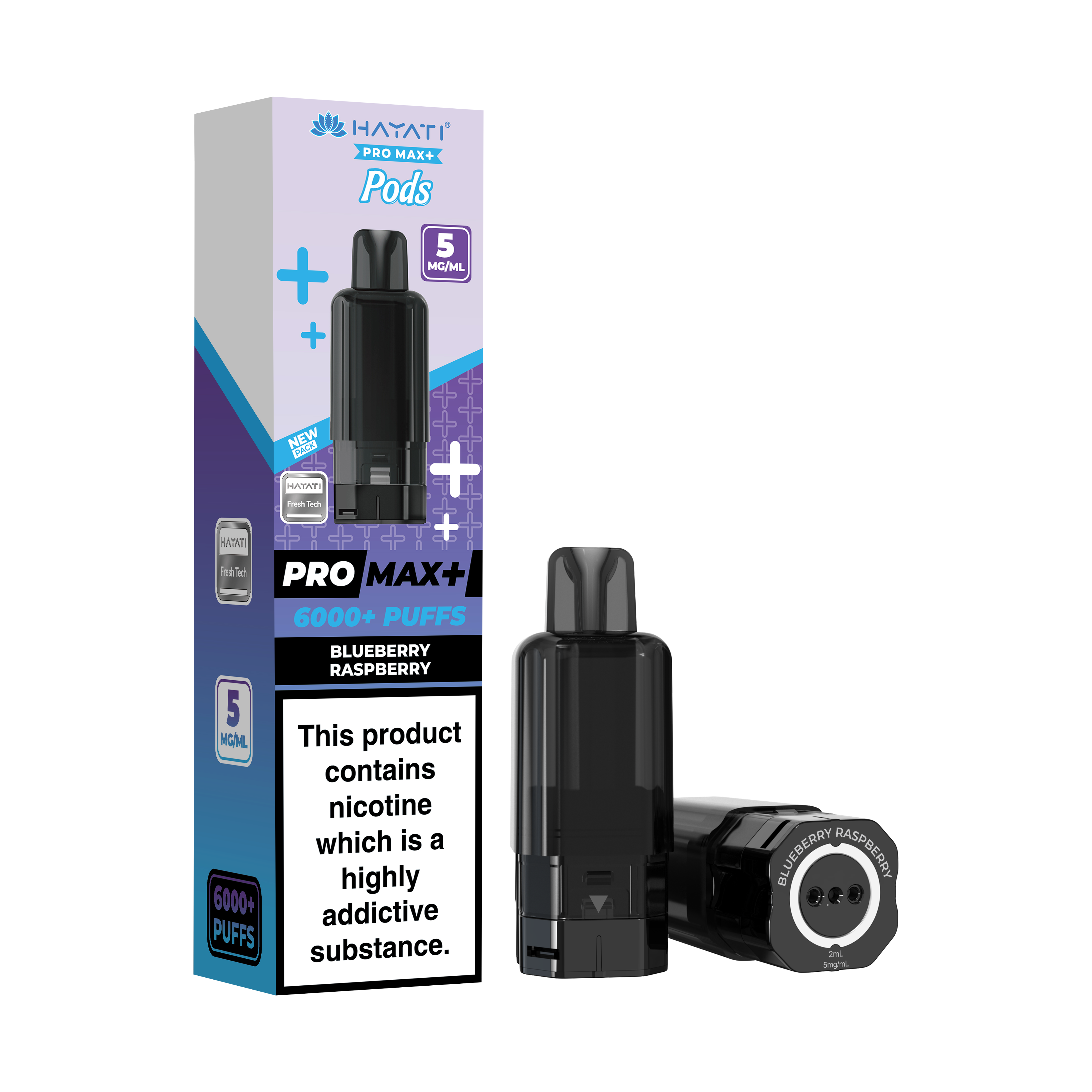 Hayati® Pro Max+ 6000+ Pods (5mg)
