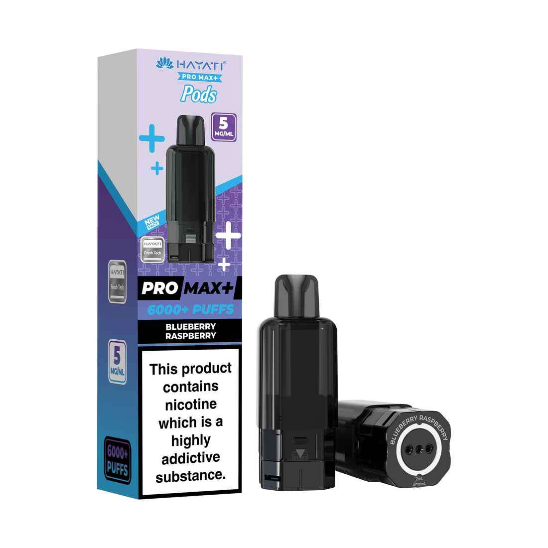 Hayati® Pro Max+ 6000+ Pods (5mg)