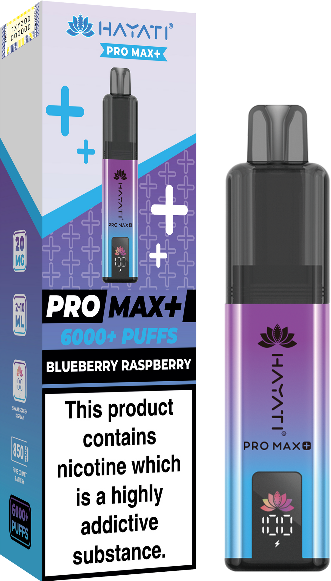 Hayati Pro Max+ 6K Prefilled Pod Kit 20mg | UK Duty Stamped
