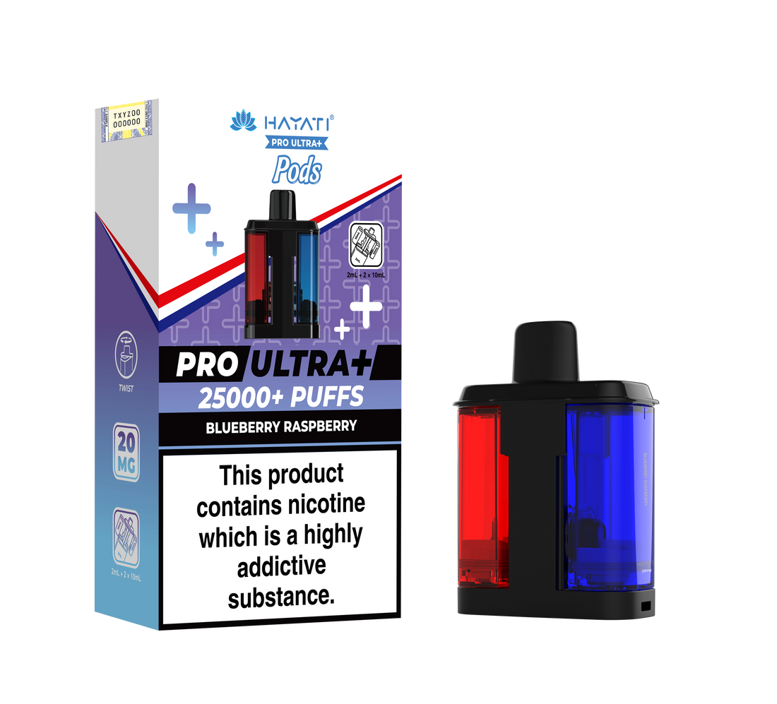 Hayati Pro Ultra+ 25K Prefilled Pods 20mg | UK Duty Stamped