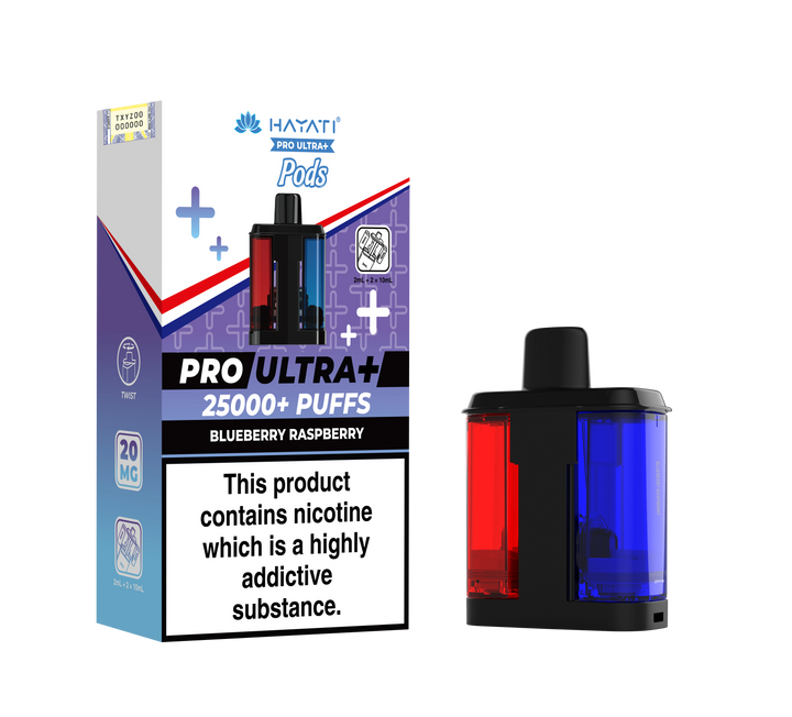Hayati Pro Ultra+ 25K Prefilled Pods 20mg | UK Duty Stamped