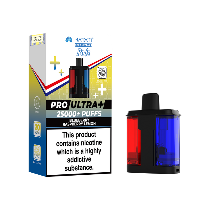Hayati Pro Ultra+ 25K Prefilled Pods 20mg | UK Duty Stamped