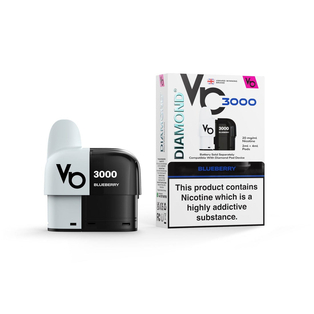 Diamond® 3000 Prefilled Pods (20mg)