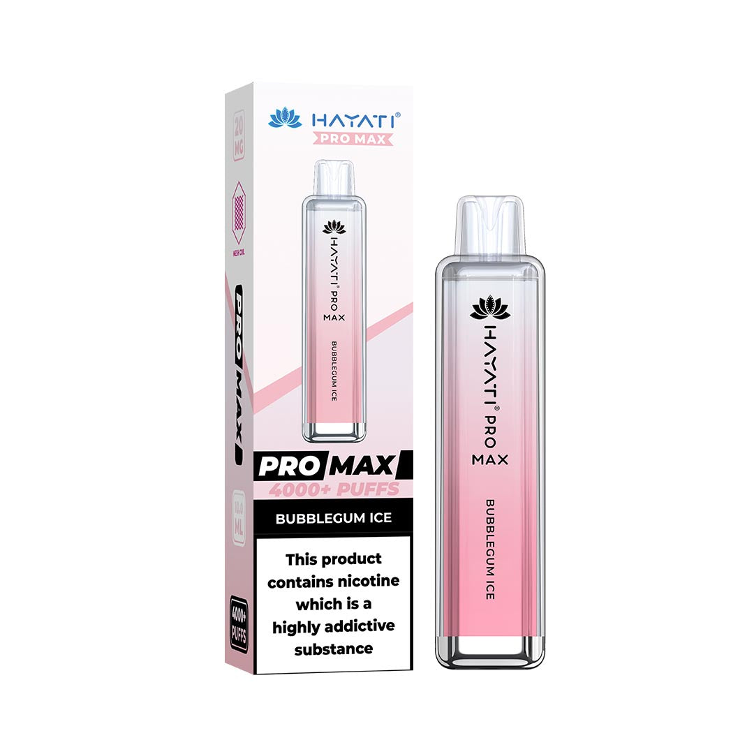 Hayati® Pro Max Disposable 4000+ Vape Kit Puffs (50mg)