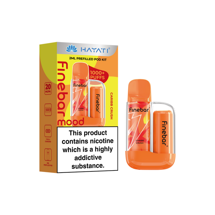 Hayati® Finebar Mood 2ml Prefilled Pod System (20mg)