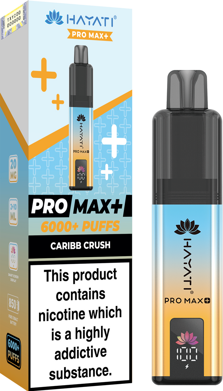Hayati Pro Max+ 6K Prefilled Pod Kit 20mg | UK Duty Stamped