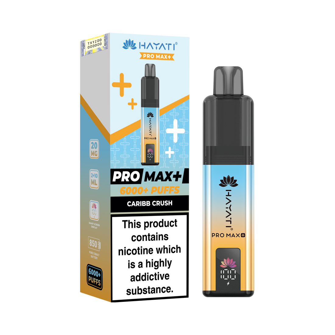 Hayati Pro Max+ 6K Prefilled Pod Kit 20mg | UK Duty Stamped