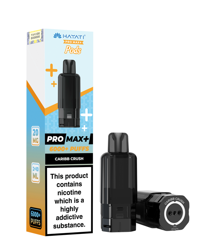 Hayati Pro Max+ 6K Prefilled Pods 20mg | UK Duty Stamped