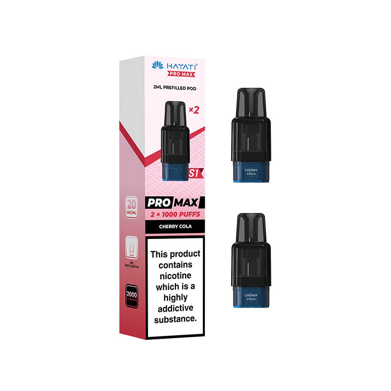 Hayati® Pro Max S1 1000+ Prefilled Pods (20mg)