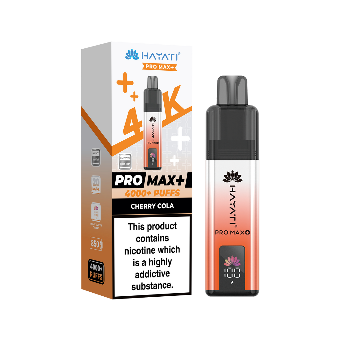 Hayati® Pro Max+ 4000+ Vape Kit (20mg)