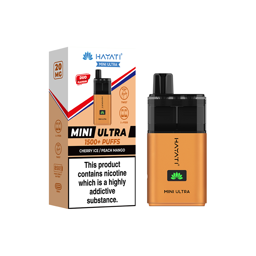 Hayati® Mini Ultra 1500+ Vape Kit (20mg)