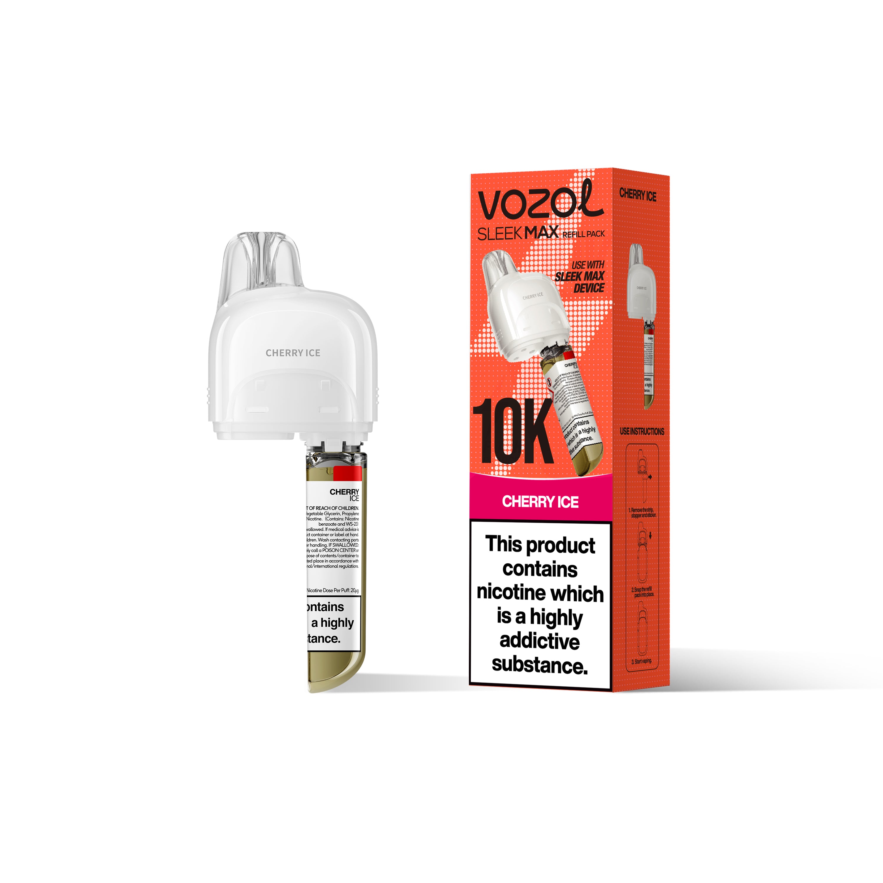 VOZOL SLEEK MAX 10K Prefilled Pods (20mg)