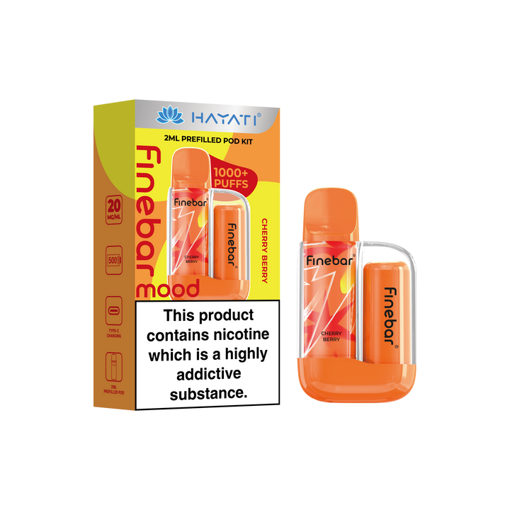 Hayati® Finebar Mood 2ml Prefilled Pod System (20mg)