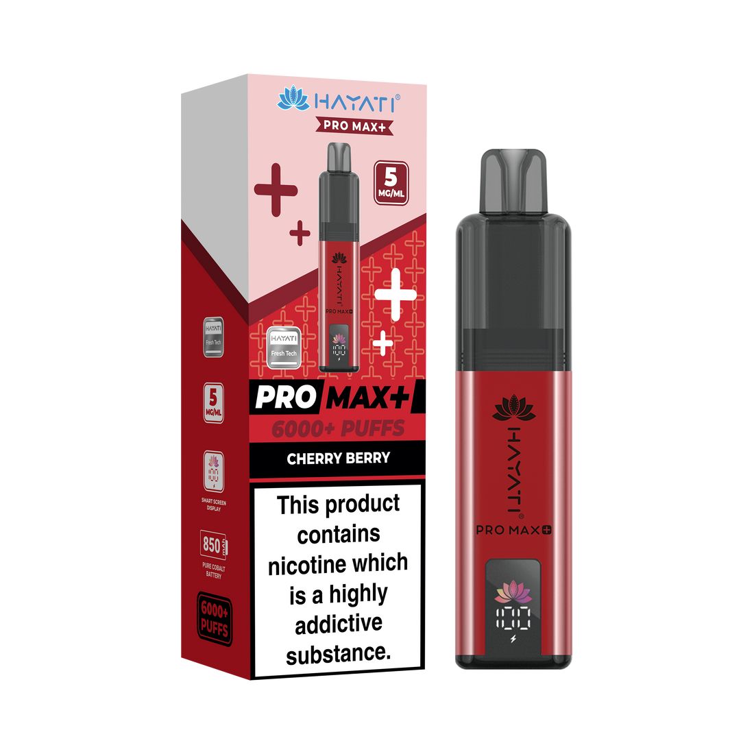 Hayati® Pro Max+ 6000+ Vape Kit (5mg)
