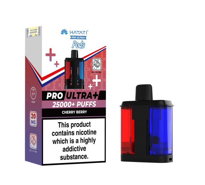 Hayati Pro Ultra+ 25K Prefilled Pods 20mg | UK Duty Stamped