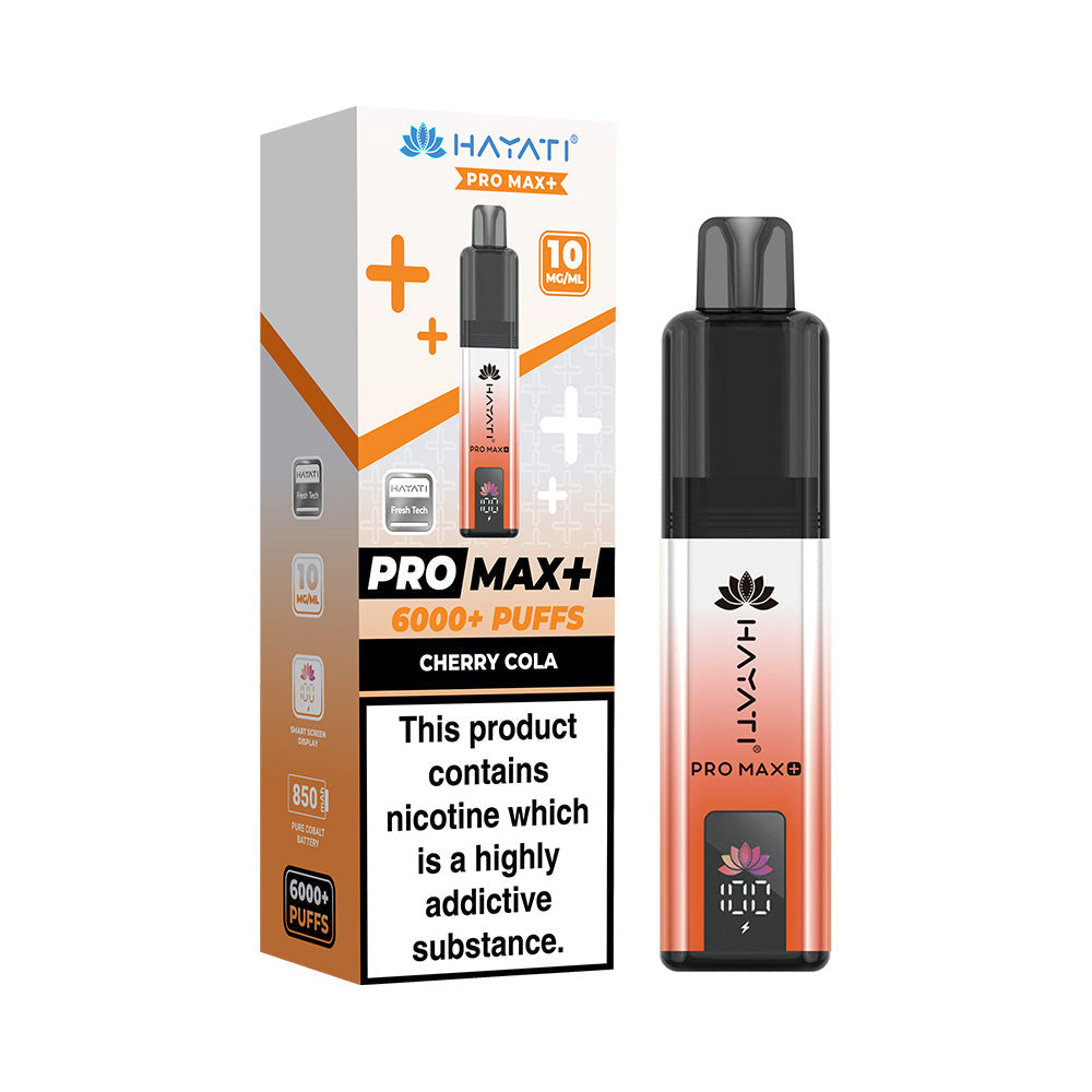 Hayati® Pro Max+ 6000+ (10mg) Vape Kit