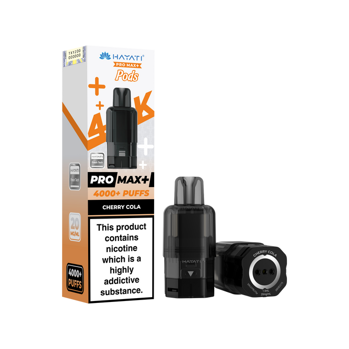 Hayati Pro Max+ 4K Prefilled Pods 20mg | UK Duty Stamped