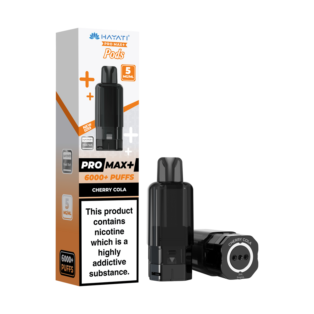 Hayati® Pro Max+ 6000+ Pods (5mg)