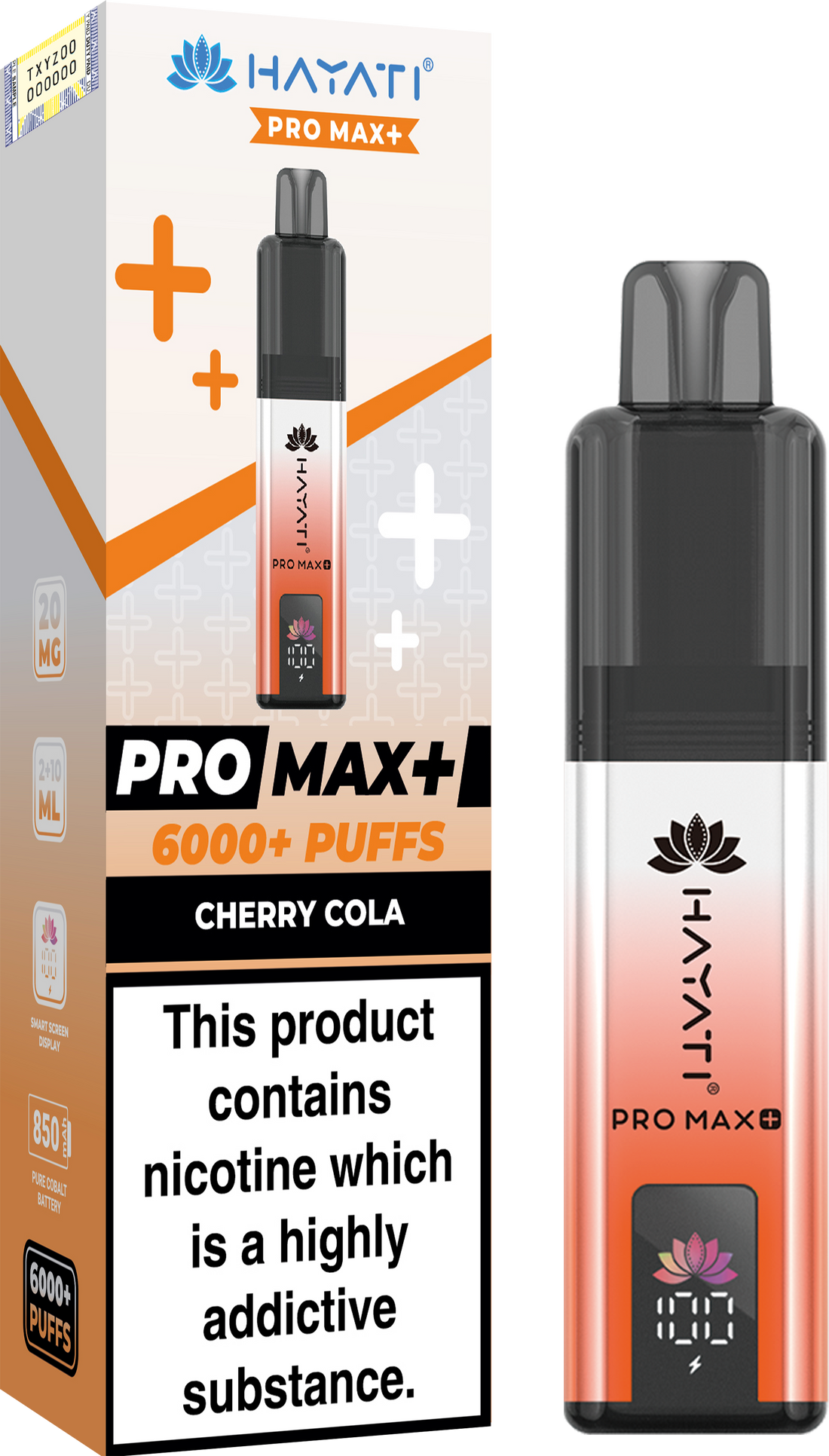 Hayati Pro Max+ 6K Prefilled Pod Kit 20mg | UK Duty Stamped