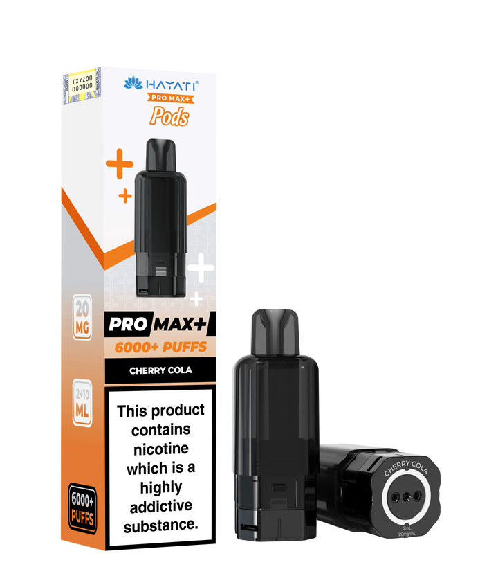 Hayati Pro Max+ 6K Prefilled Pods 20mg | UK Duty Stamped