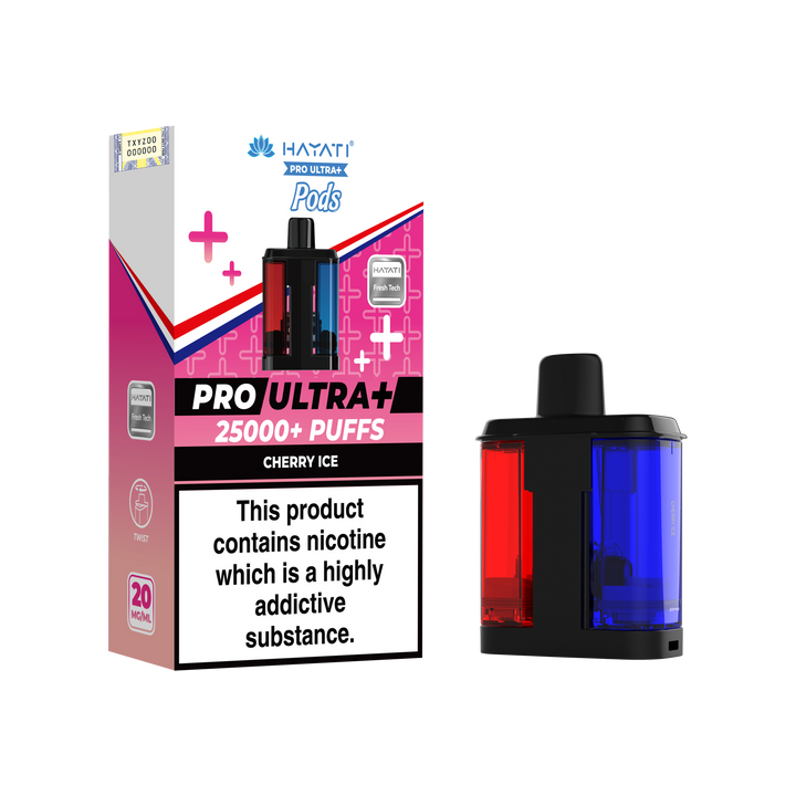 Hayati Pro Ultra+ 25K Prefilled Pods 20mg | UK Duty Stamped
