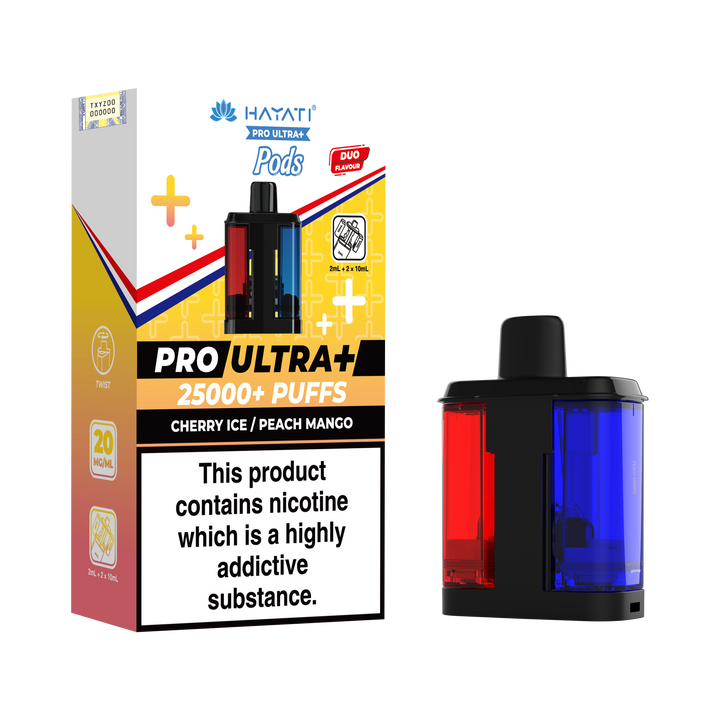 Hayati Pro Ultra+ 25K Prefilled Pods 20mg | UK Duty Stamped