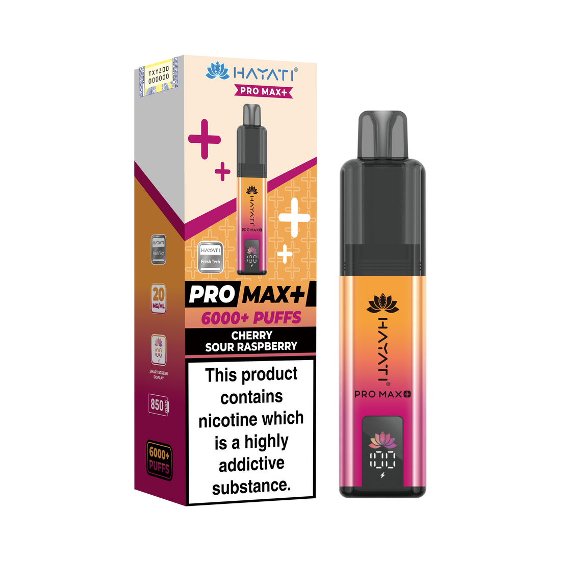 Hayati Pro Max+ 6K Prefilled Pod Kit 20mg | UK Duty Stamped
