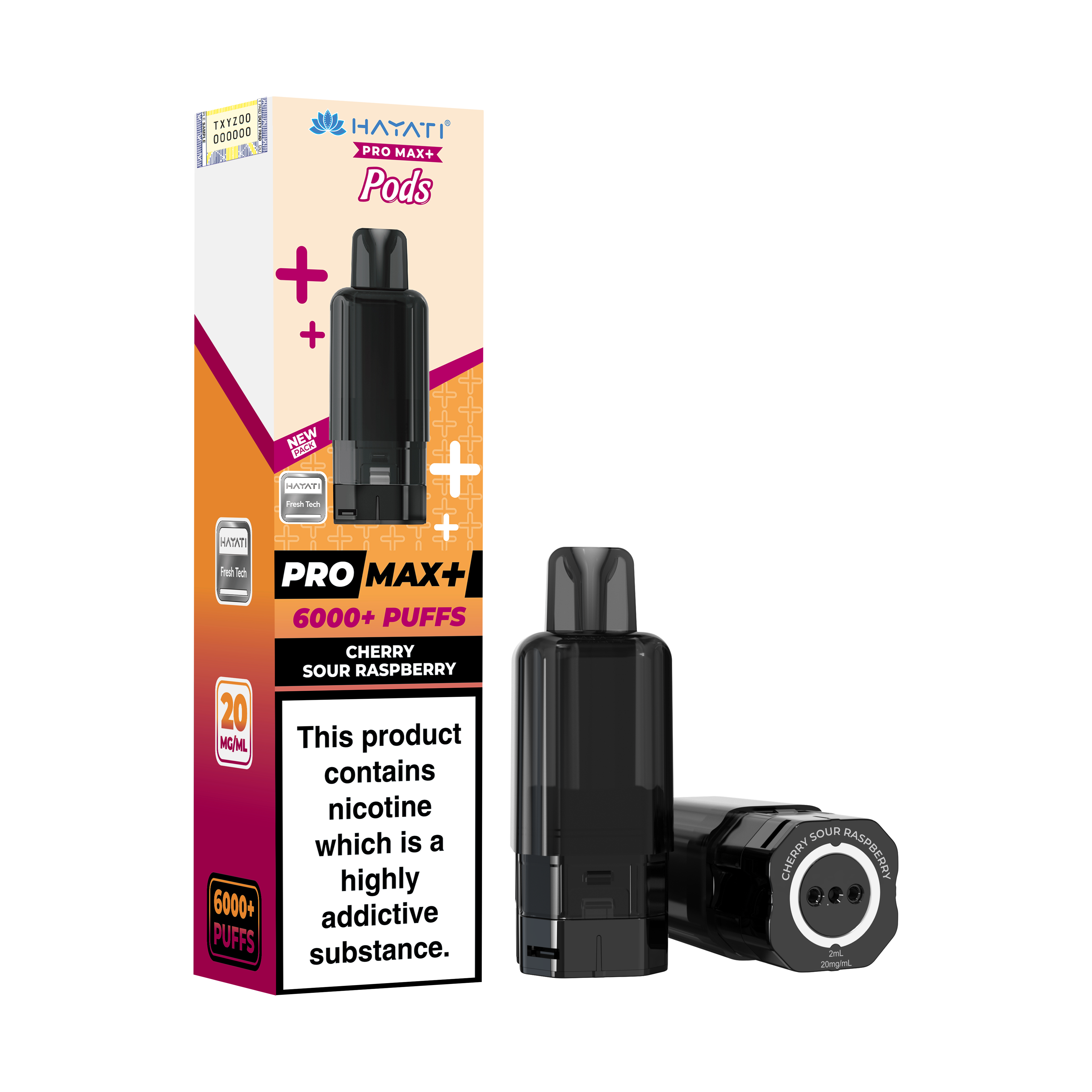 Hayati Pro Max+ 6K Prefilled Pods 20mg | UK Duty Stamped