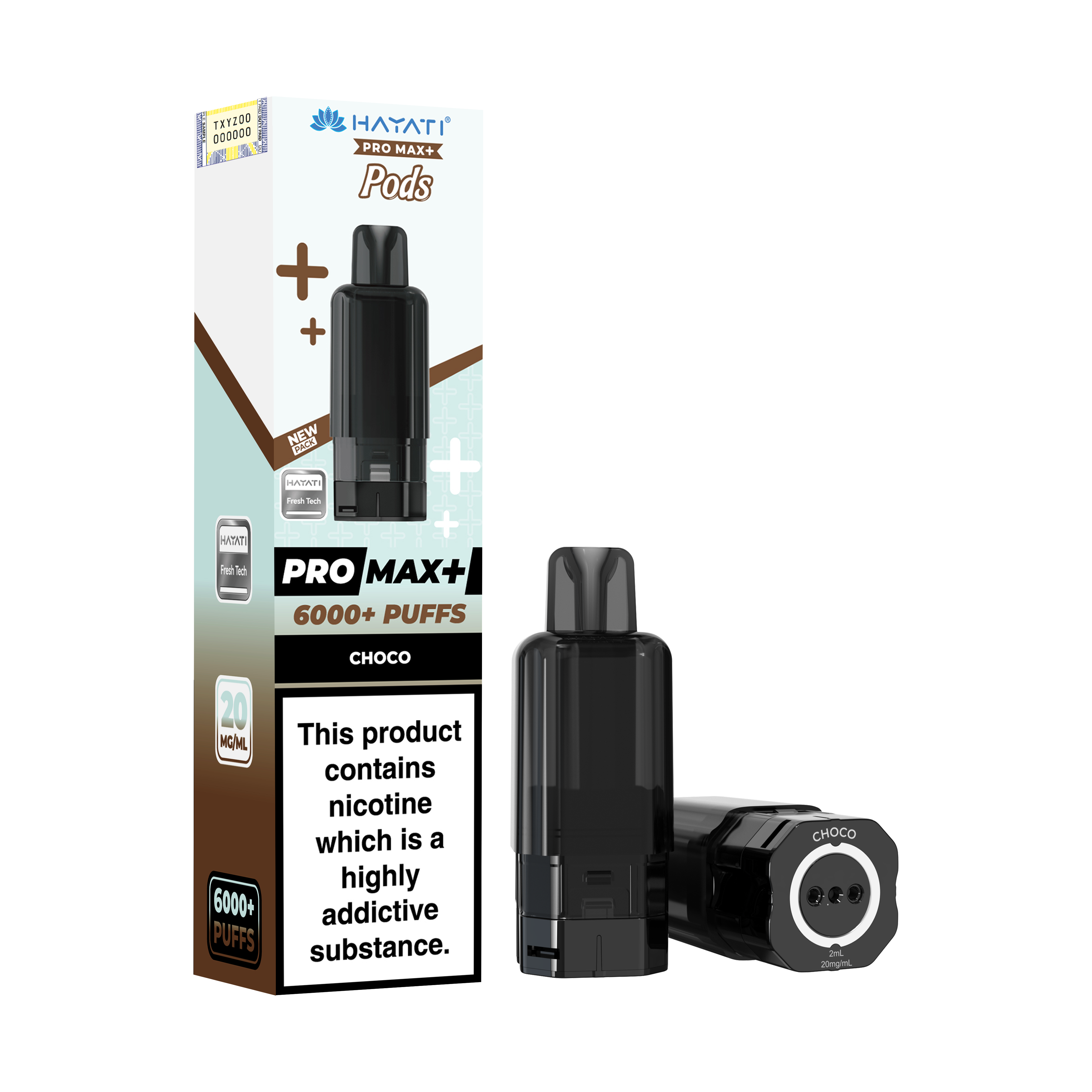 Hayati Pro Max+ 6K Prefilled Pods 20mg | UK Duty Stamped